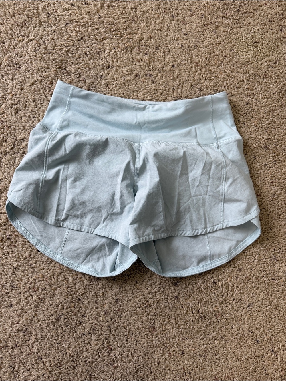 lululemon athletica Pale Blue Run/Train Skort